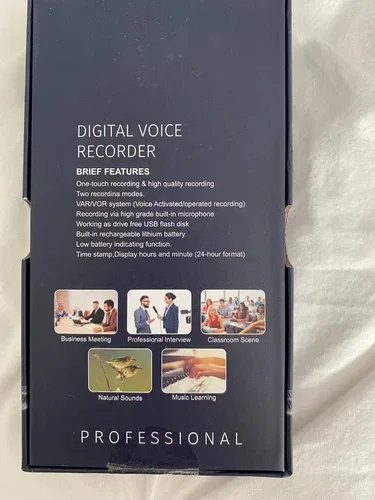 Digital Voice Recorder USB mp3 player 32 GB image indicator(9)