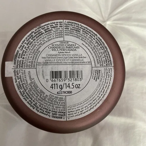 White Barn, Cinnamon Spiced Vanilla, Scented Candle, 14.5oz, bra image indicator(3)