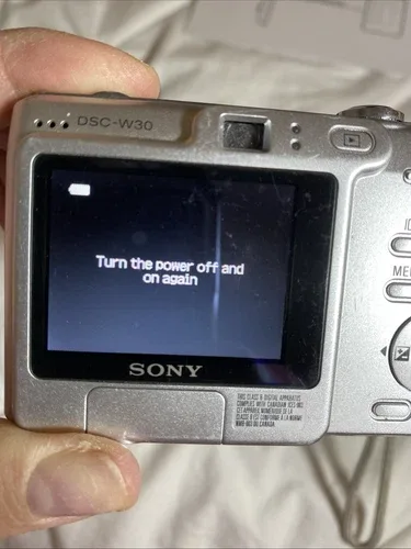 Sony Cyber shot DSC-W30 image indicator(7)