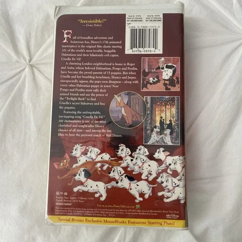 101 Dalmatians (VHS, 1961) image indicator(2)