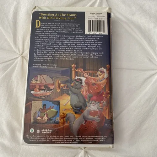 The Aristocats (VHS, 1996) image indicator(2)
