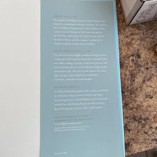 Williams-Sonoma Bride & Groom Cookbook image indicator(10)