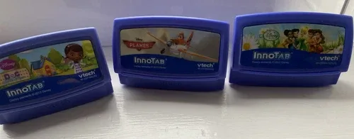 VTech Innotab Games Disney Fairies, Disney Planes, & Doc McStuff image indicator(4)