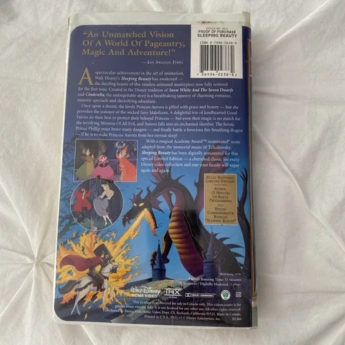 Sleeping Beauty (1997, VHS, Limited Edition) image indicator(2)