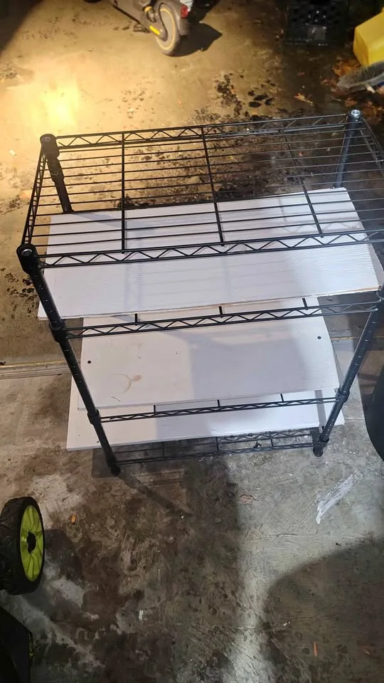 3 teir shelving unit storage thumbnail