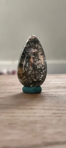 56 CTS, Lodolite Quartz, Cut & Polished, 3.2x1.8x1 cm image indicator(4)