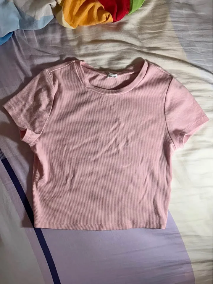 GARAGE baby pink tank top