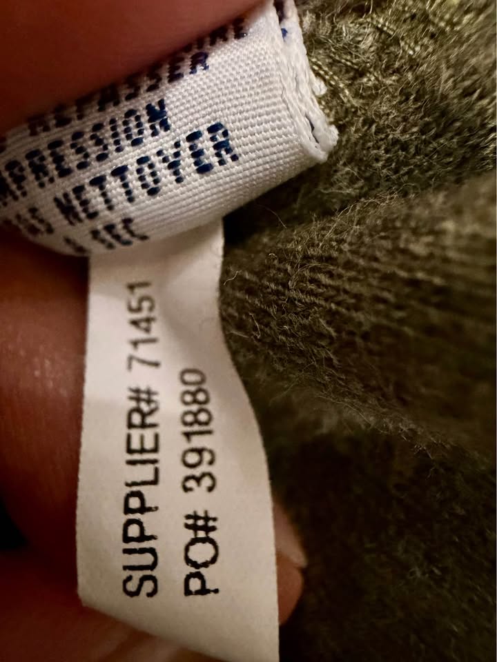 Ralph Lauren Olive Green Quarter Zip Sweater - photo 5
