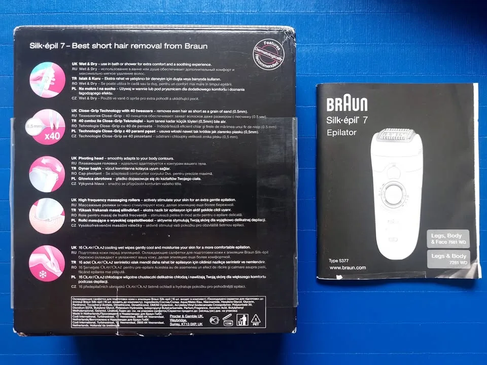 Braun Silk-épil 7 Epilator and Wet/Dry Shaver image indicator(10)
