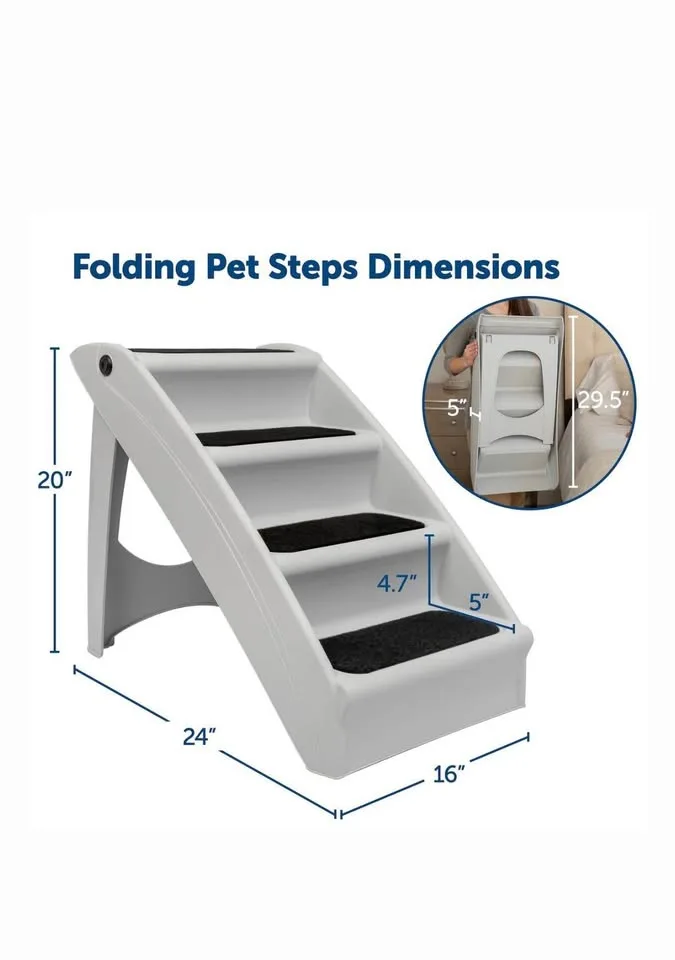 Folding pet steps image indicator(2)