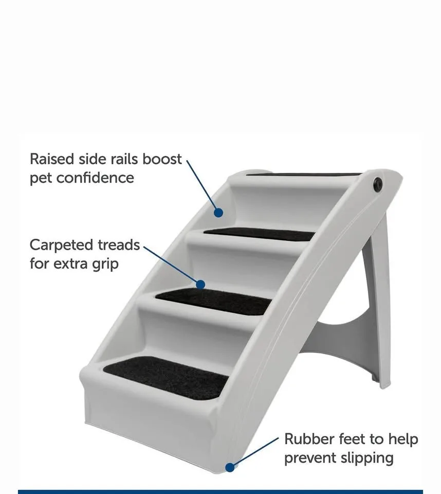 Folding pet steps image indicator(4)