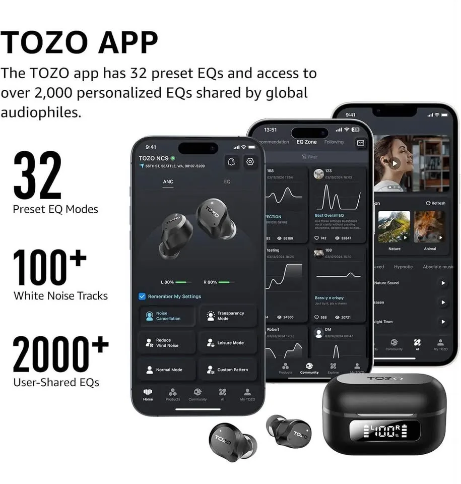 Hybrid Active Noise Cancelling Wireless Earbuds image indicator(2)