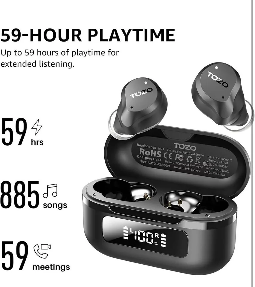 Hybrid Active Noise Cancelling Wireless Earbuds image indicator(3)
