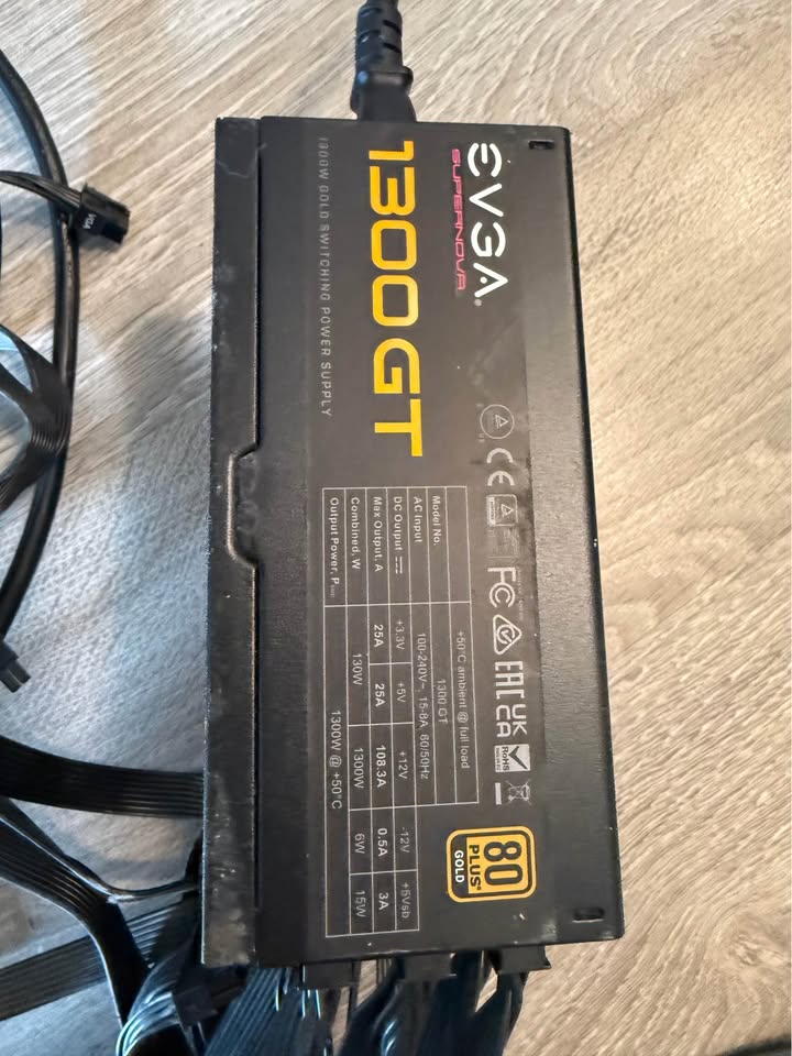 EVGA SuperNOVA 1300 GT power supply unit PSU - photo 3