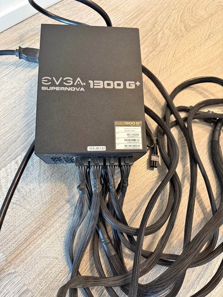 EVGA SuperNOVA 1300 G+ power supply unit (PSU)