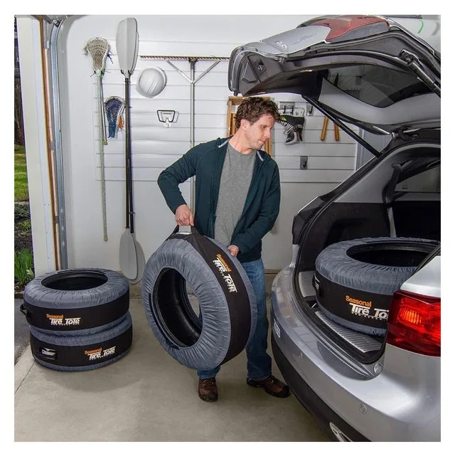 Kurgo Eco Tire Totes, Spare Tire Cover, Portable Wheel Bags image indicator(2)