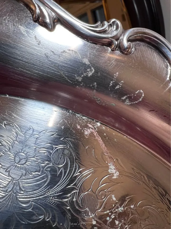 Webster Wilcox Silver-plated Serving Tray 14.5” image indicator(4)