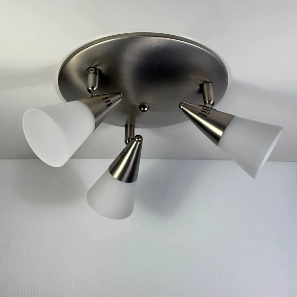 Ceiling Light Fixture - 2 available - pewter/nickel/stainless st thumbnail