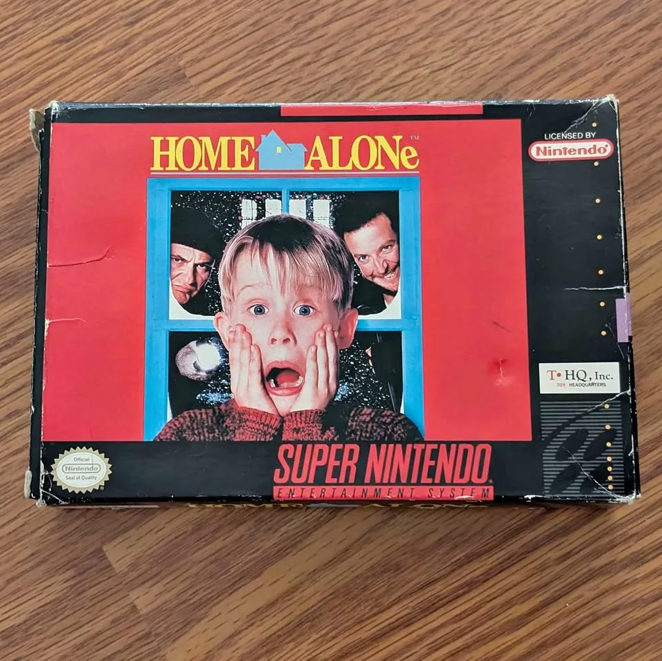 SNES - Home Alone Game in Box thumbnail