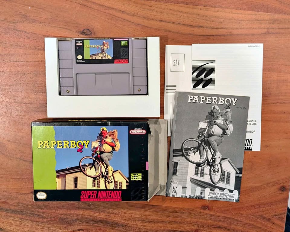 Paperboy 2 - Super Nintendo Game CIB