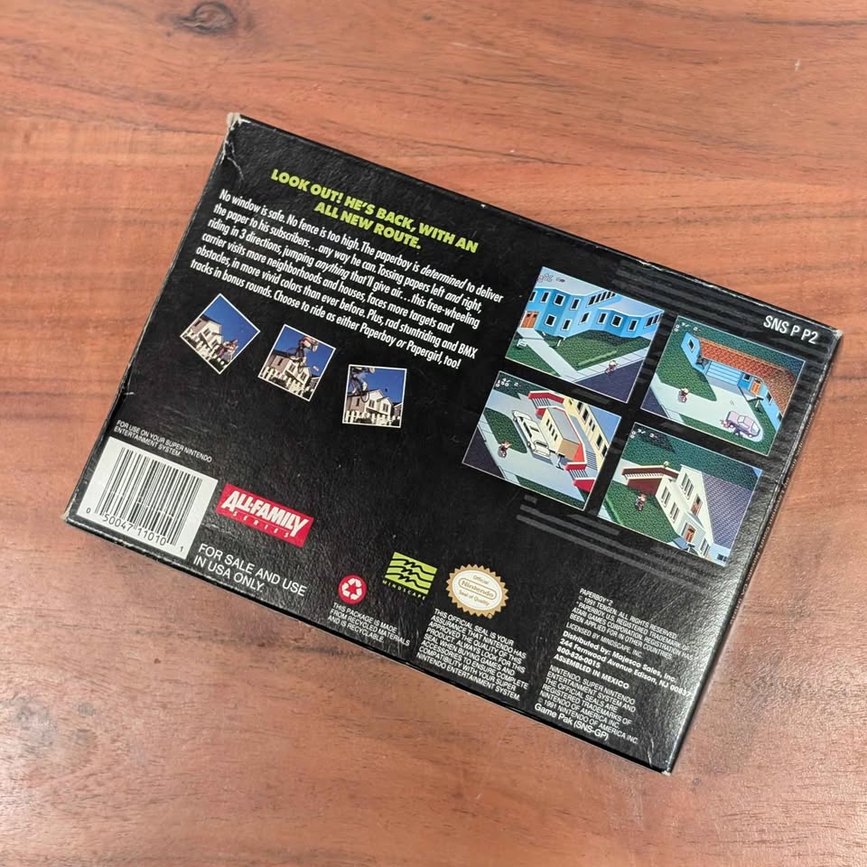 Paperboy 2 - Super Nintendo Game CIB - photo 3