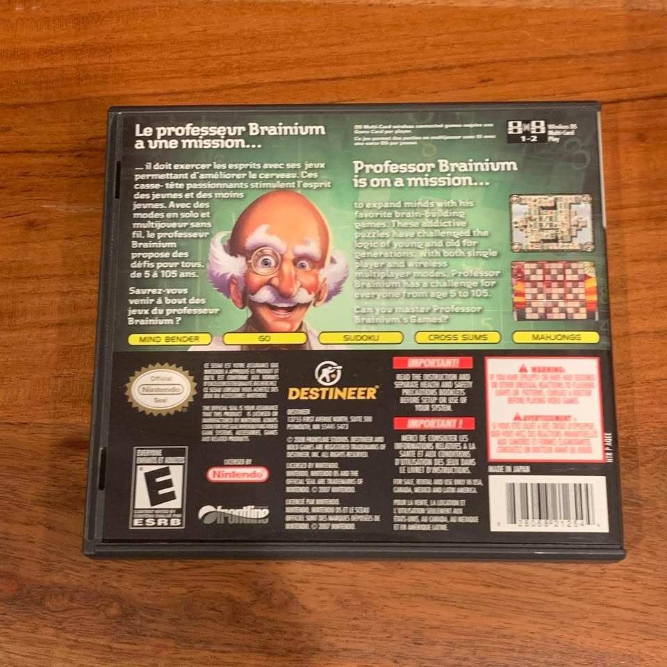 Nintendo DS - Professor Brainium’s Games - photo 3