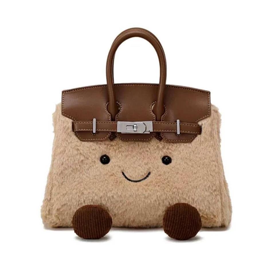 Jellycat Inspired Designer Bag - Camel Colour