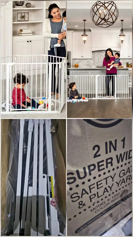 2 IN 1 Play Pen and/or Safety Gate