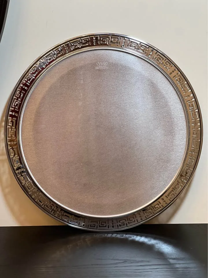 Antique Silver Plated Tray Manning Bowman USA 14" image indicator(2)