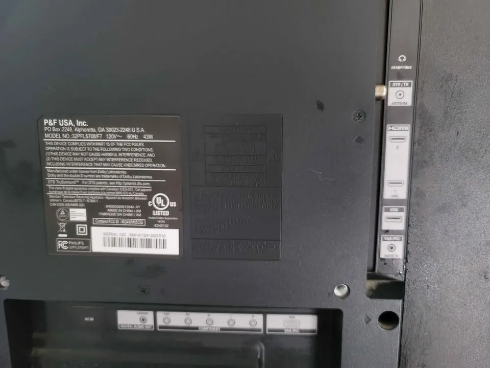 32" Philips TV image indicator(2)