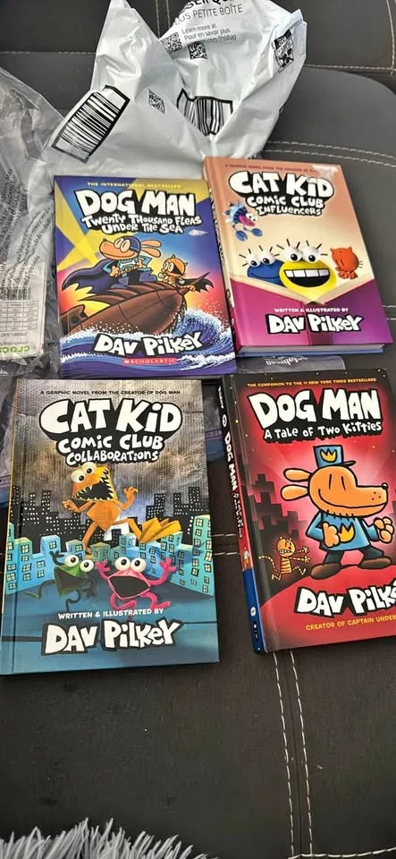 Latest cat kid and dogman books brand new