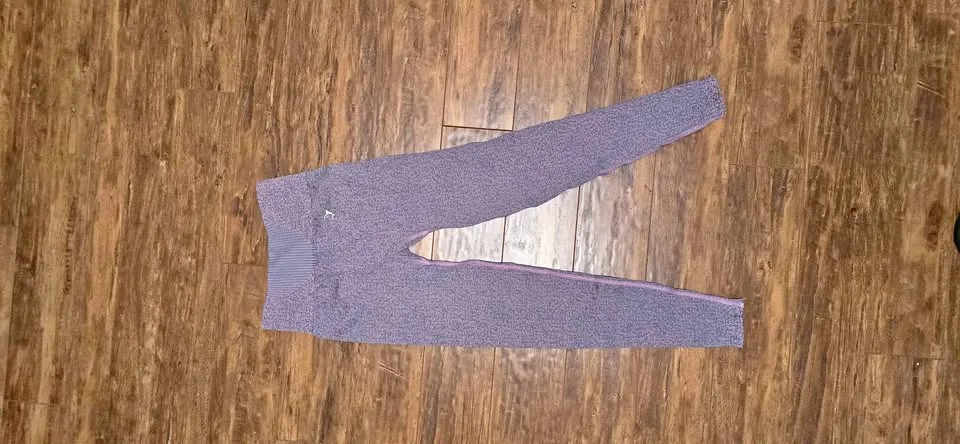 Gymshark Pink Marl Seamless Leggings - Small