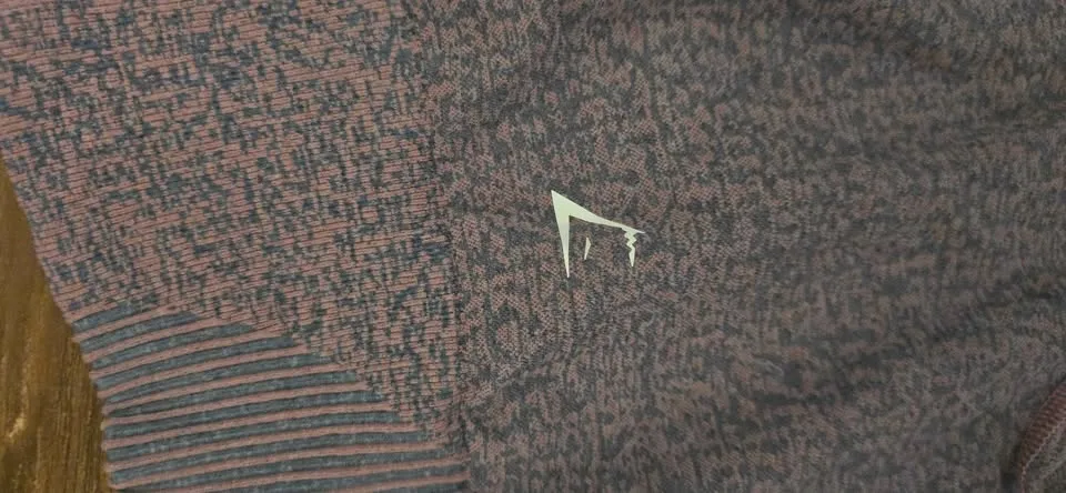 Gymshark Pink Marl Seamless Leggings - Small image indicator(2)