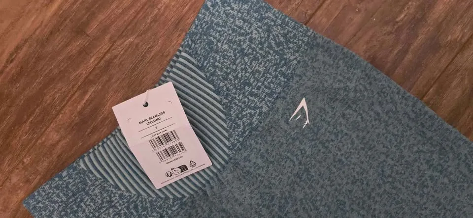 Gymshark Light Blue Marl Seamless Legging image indicator(2)