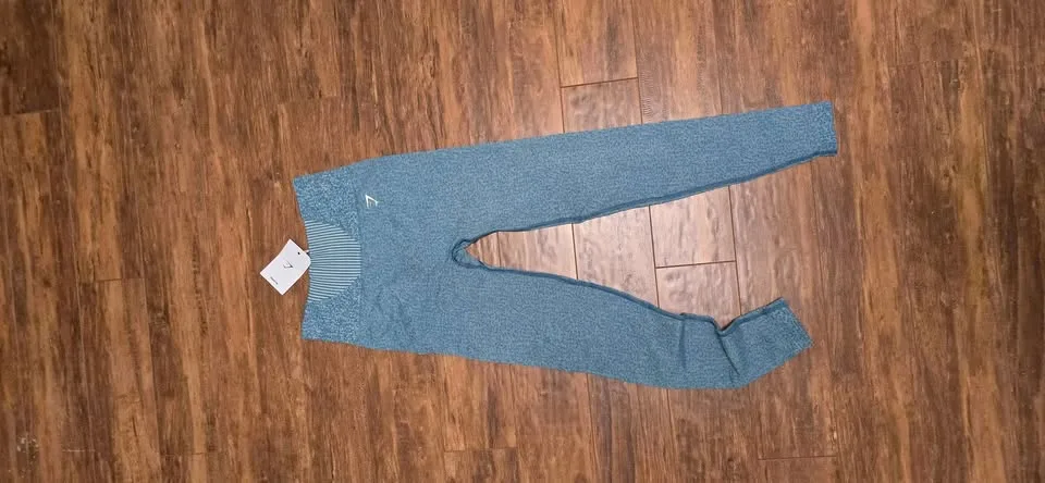 Gymshark Light Blue Marl Seamless Legging image indicator(3)