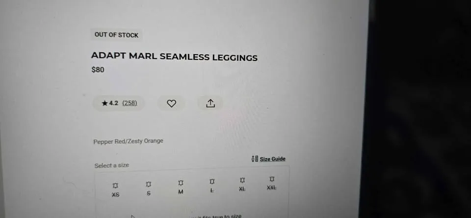 Gymshark Light Blue Marl Seamless Legging image indicator(4)