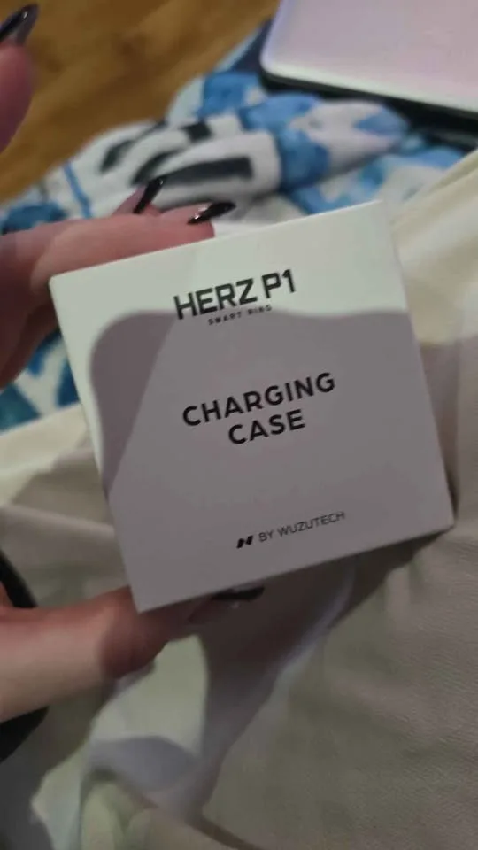 HERZ P1 SMART RING SIZE 7 NEW AND SEALED w/ charging case image indicator(4)