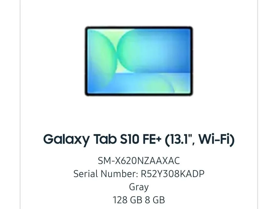Galaxy Tab FE + 13.1" - NEW (used twice) image indicator(6)