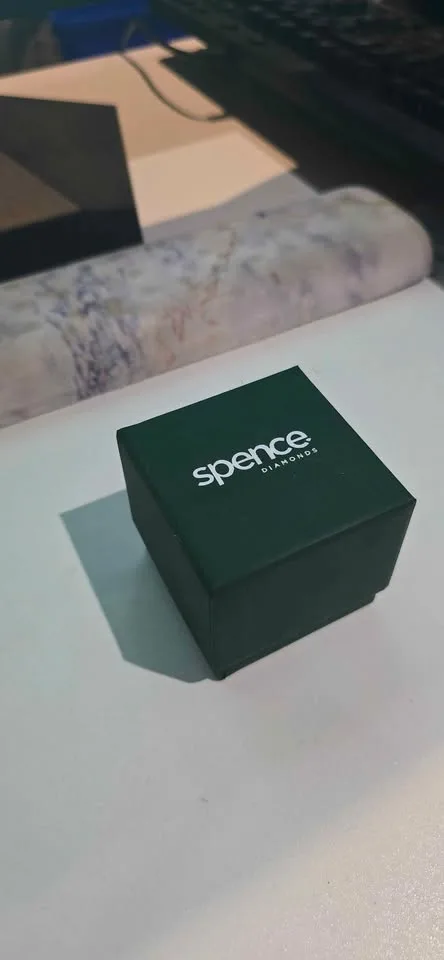 14k Yellow Gold Pear Shaped Engagement Ring and Wedding Band Siz image indicator(3)