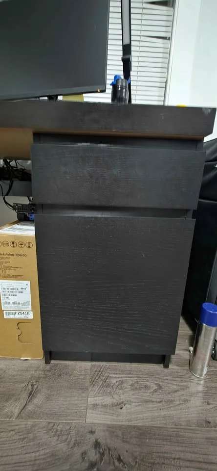 Ikea Study table with free chair + monitor mount image indicator(2)