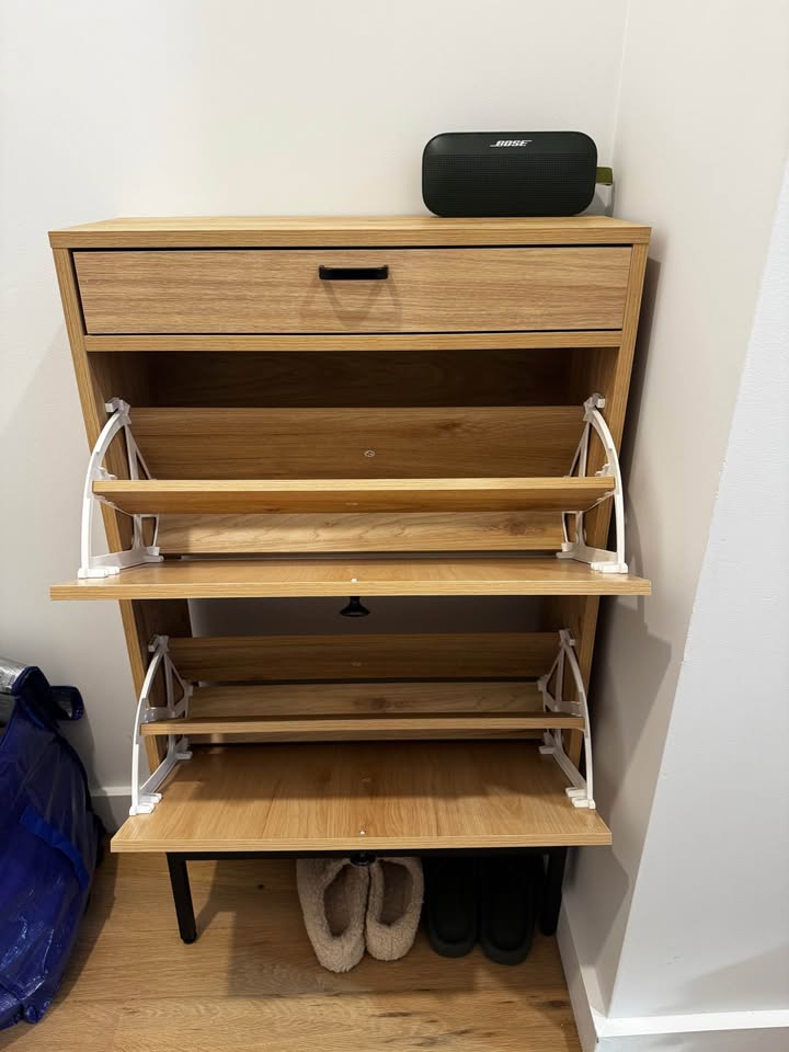 Rattan Shoe Cabinet - photo 2