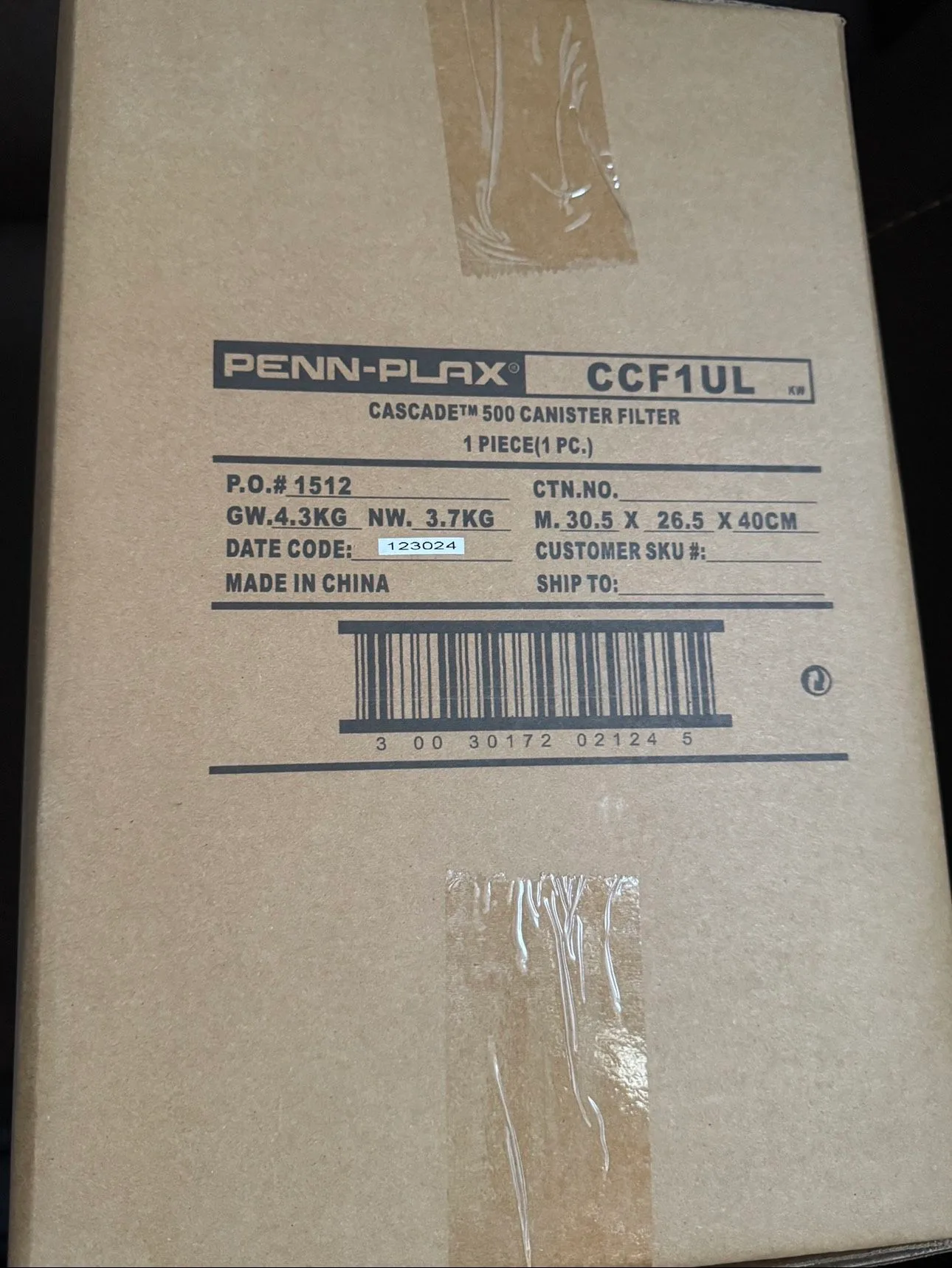 Penn-Plax Cascade 500 Aquarium 30 Gal Canister Filter image indicator(2)