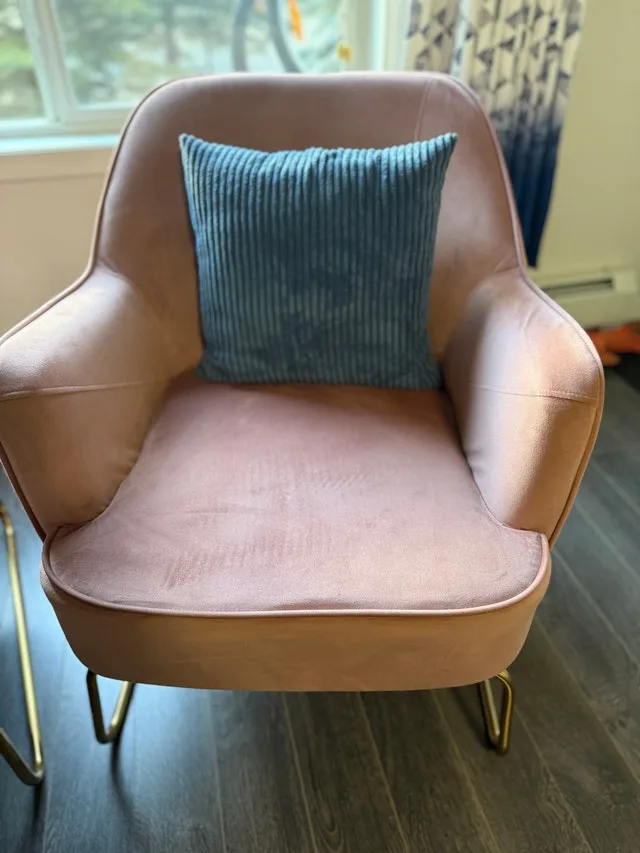 Pink Velvet Chairs image indicator(3)