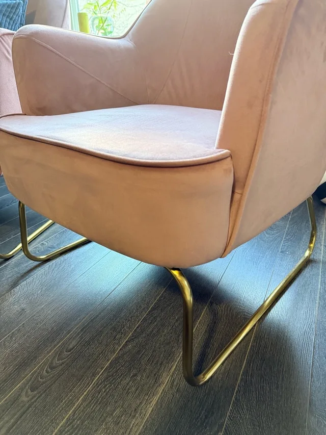 Pink Velvet Chairs image indicator(5)