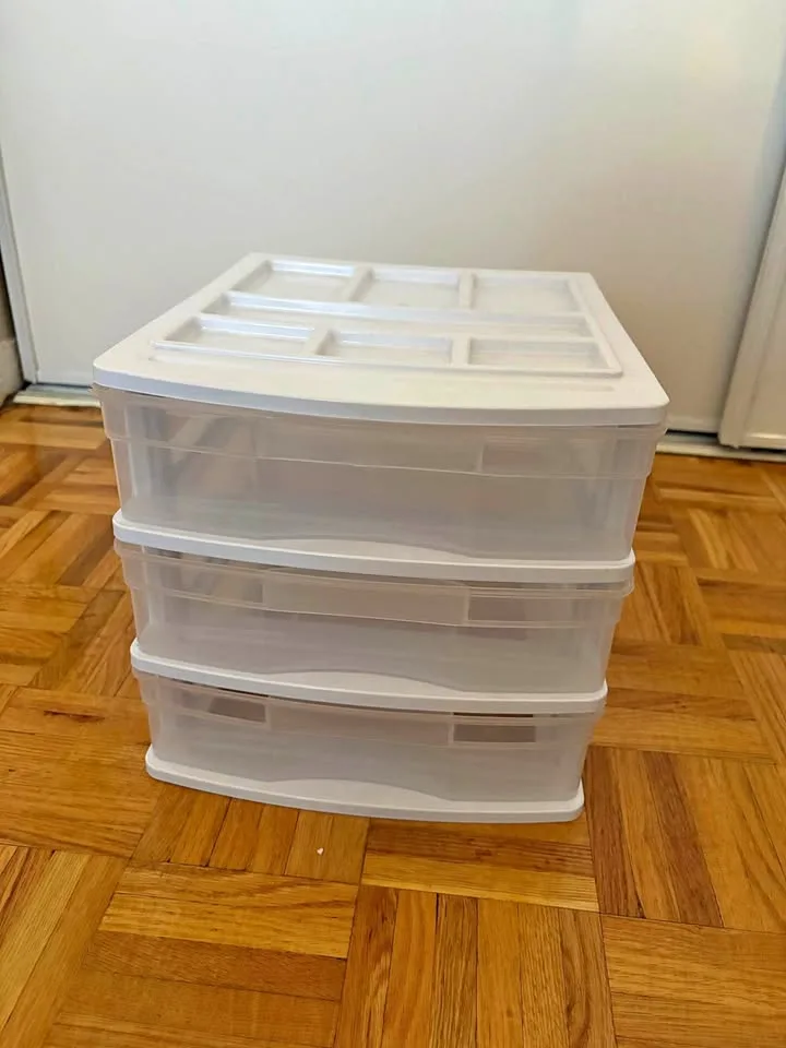 Plastic storage drawers thumbnail