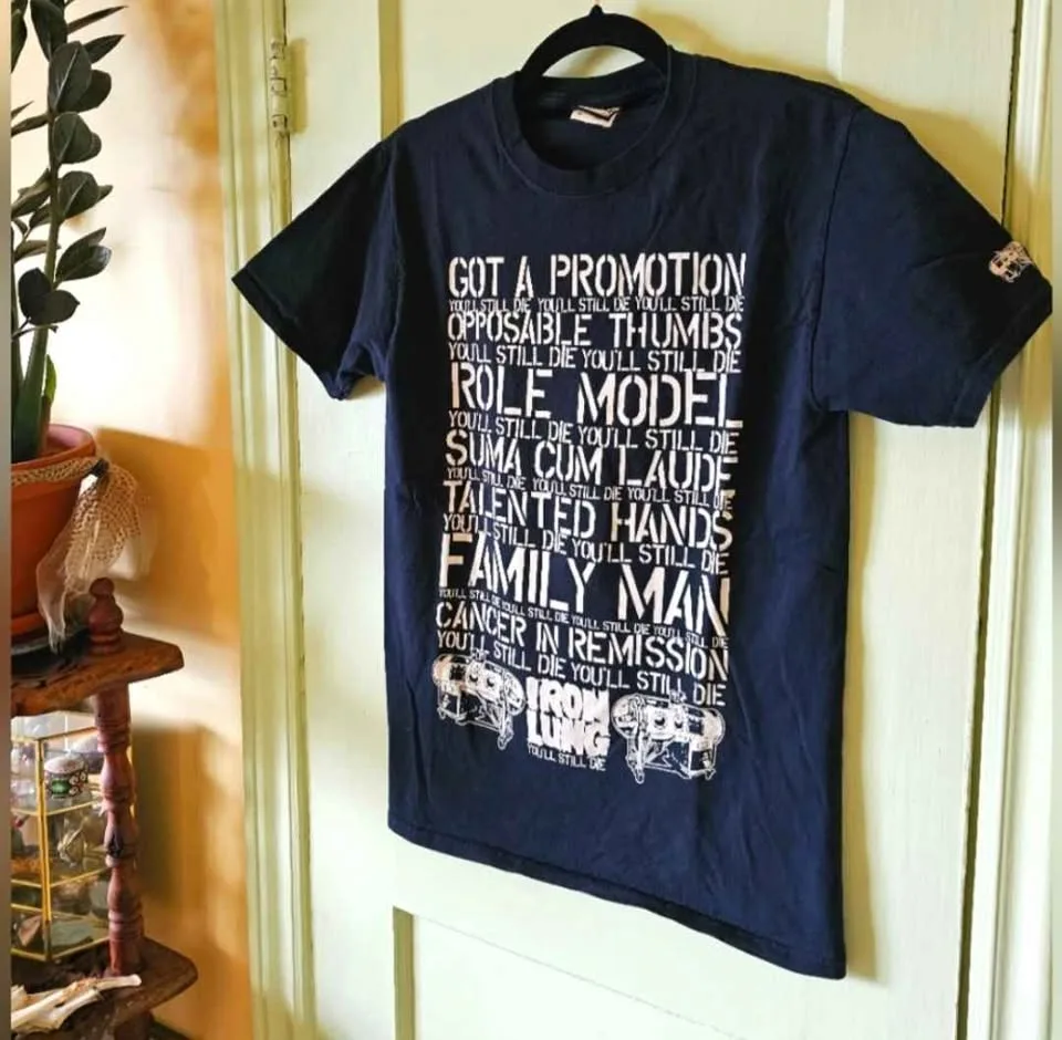 Iron Lung powerviolence band merch tee shirt men's unisex tshirt image indicator(3)