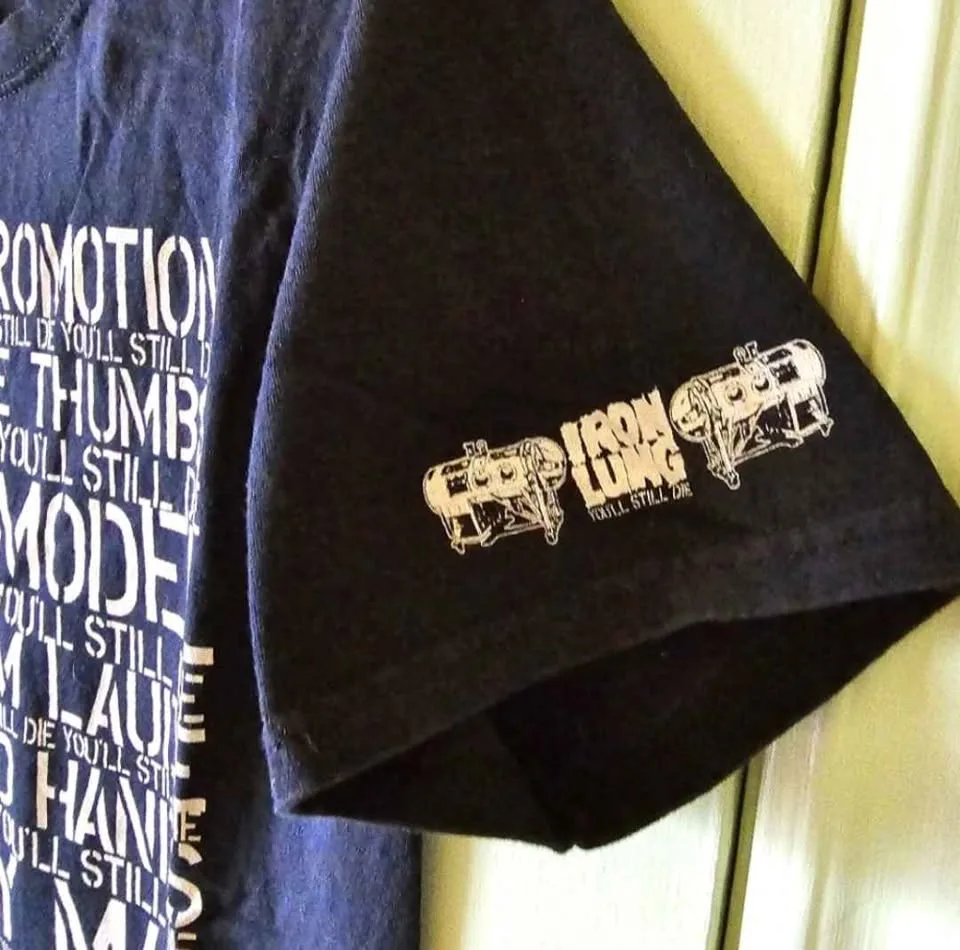 Iron Lung powerviolence band merch tee shirt men's unisex tshirt image indicator(4)