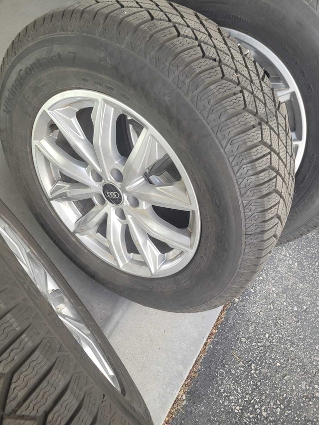 Audi Q5 Winter Tires on Rims