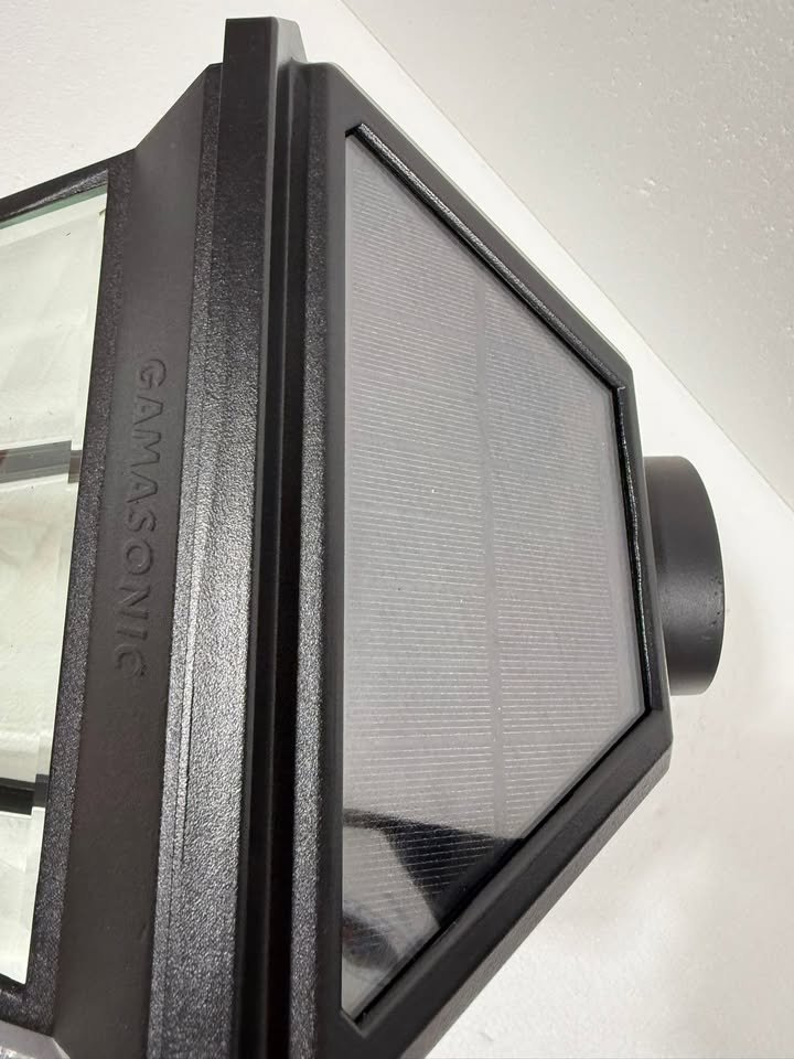 Gama Sonic Solar Lamp Post Light – Black Aluminum, 2700K (NEW!) - photo 5