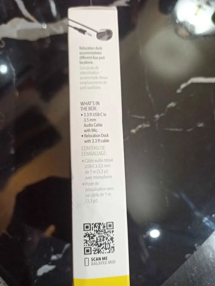 New Scosche USB-C to 3.5mm Braided Audio Cable with Mic image indicator(3)